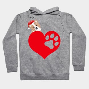 i love dog merry christmas day holiday theme edition design Hoodie